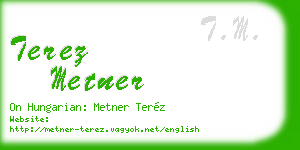 terez metner business card